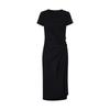 MO&Co. A-Line U-Neck Irregular Hem Long Dress