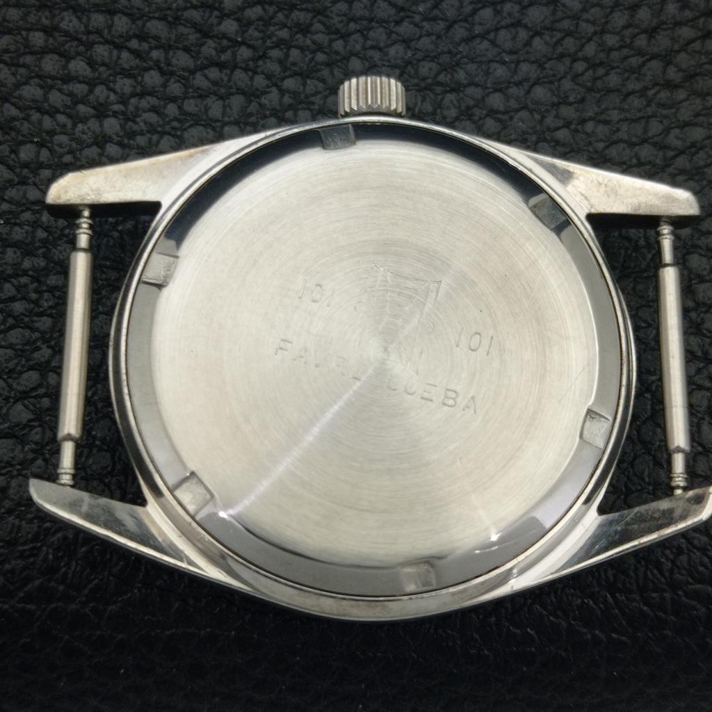 HAND-WINDING VINTAGE FAVRE LEUBA SEA KING SWISS MENS WATCH a703756-1 R213e-a703756