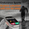 YurKem Ultra 8 Smartwatch IWO Sports Men Wowen GPS Motion Tracking Smart Watch con ricarica wireless per IOS Android