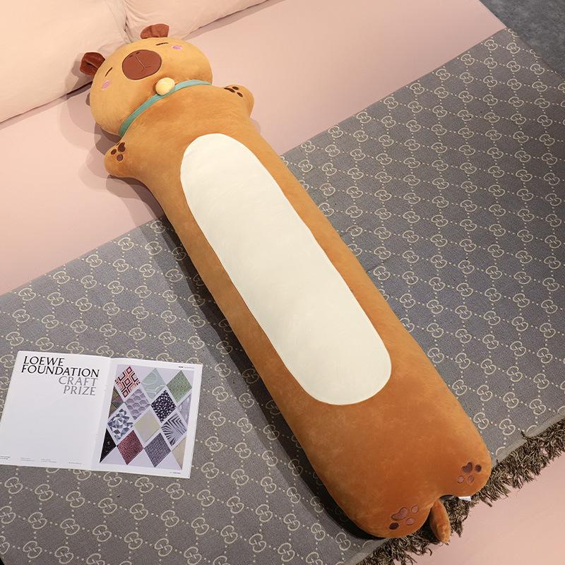 

Животное кошка хаски длинная подушка-игрушка плюшевая кукла девочка кровать компания успокаивающая кукла 70cm（0.8kg）