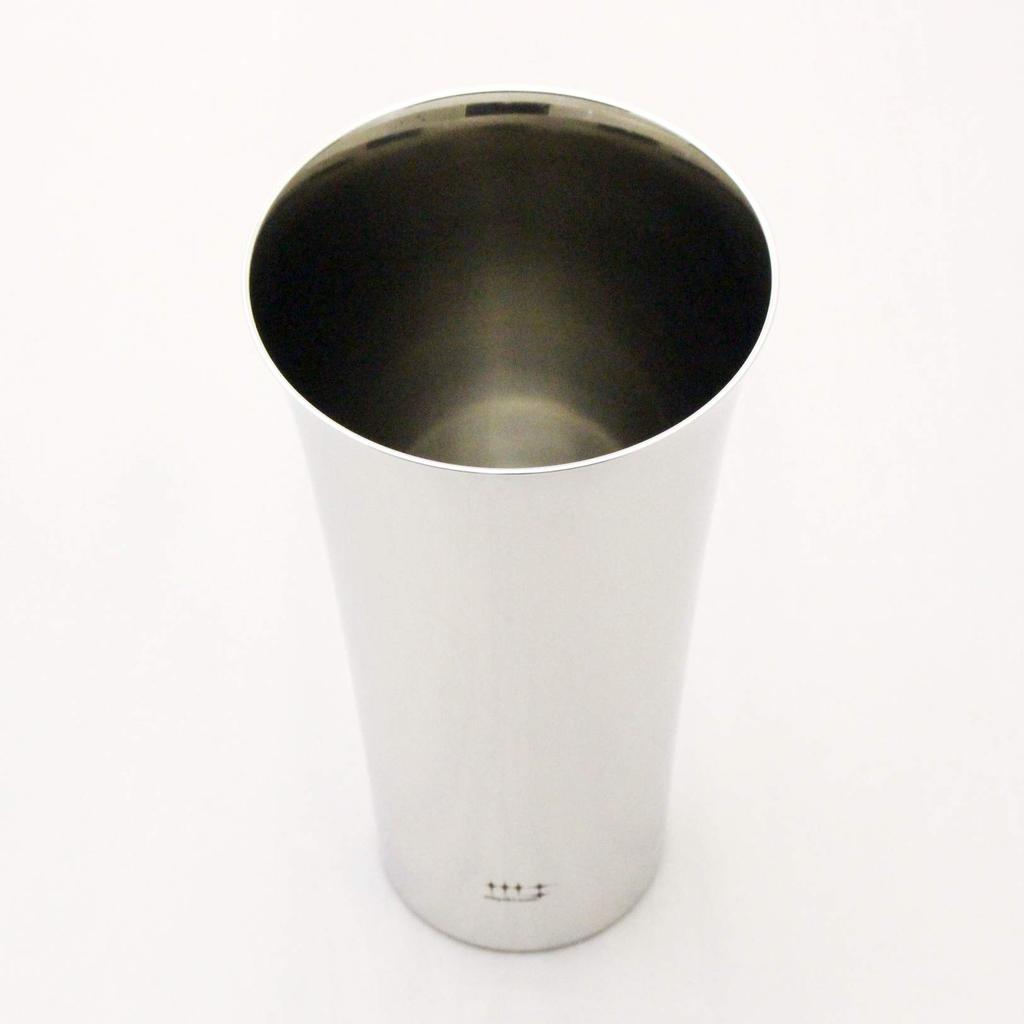 Yoshikawa Polishing Syndicate Made in Gift Wrapping Made in Japan Highball/Beer Tumbler, 435ml, Tsubame-Sanjo, Niigata, Silver, YJ1305, Available,
