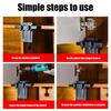 Cabinet Door Installation Mounting Jigs Aid Tool, Adjustable Punch Locators Drill Templates for Precisions Alignment