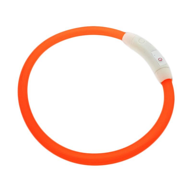 USB Rechargeable LED Dog Collar Glowing Pet Necklace Small Medium Large Dogs Anti-lost Night Safety