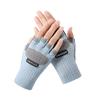 Kids Half-Finger Skateboarding Gloves Outdoor Cycling Gym Training Playground Bars Anti-Slip Ice Silk Sport