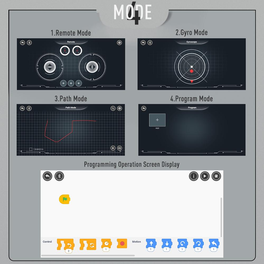 Technical RC Tracked Stunt Vehicle Model APP Control Building Blocks Electric Racing Car Bricks Children Toys Gifts for Kids