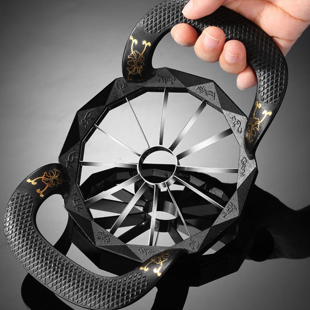 Non-slip Handle Fruit Divider 304 Stainless Steel Fruit Cutter Practical Fruit Slicer Children