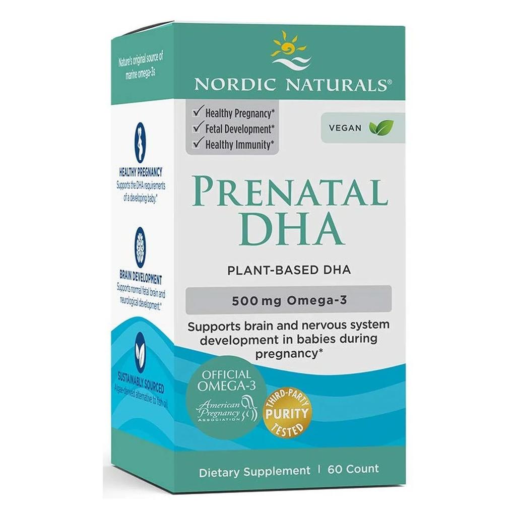 Prenatal DHA Vegan, 500mg - 60 Softgels