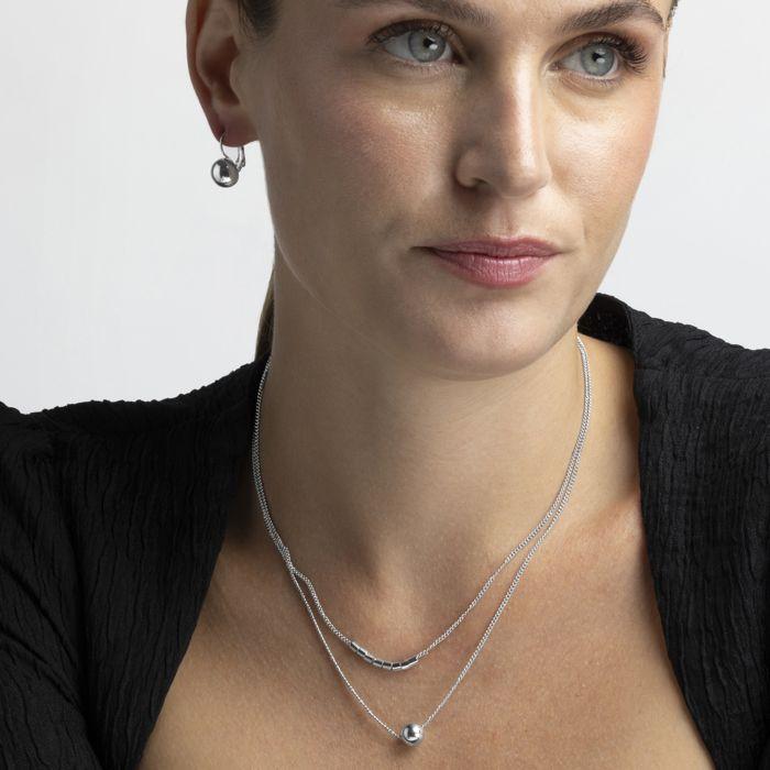 Luxenter Necklace Rhodium-plated Finish - Nothie