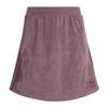 Womens/Ladies Originals 3 Stripes Velour Regular Mini Skirt