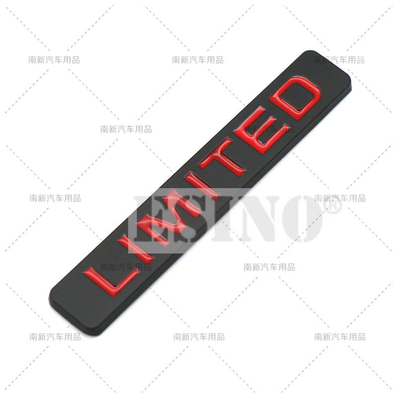Car Styling 3D Limited Trunk Zinc Alloy Adhesive Emblem Fender Rear Body Tailgate Badge For Jeep Cherokee Compass Wrangler