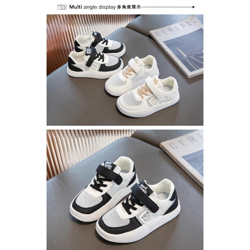 Chaussures d'été pour bébés filles Chaussures de skate Chaussures en mesh respirant Chaussures pour grands enfants Petites chaussures blanches Chaussures pour enfants Baskets