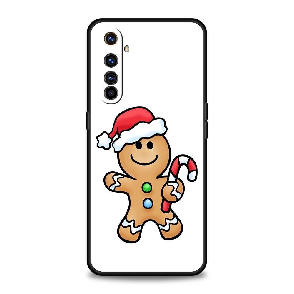 For Realme GT Neo 2 3 3T 5 Phone Case For Realme 12 11 5G 10 9 8 5G 7 6 GT5 GT3 GT2 Pro C21 C11 C25 Cover Christmas Santa Claus