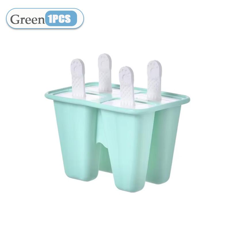 Popsicle Molds 4 Pieces Silicone Ice Pop Molds BPA Free Popsicle Mold Reusable Easy Release Ice Pop Make Homemade Ice Cream