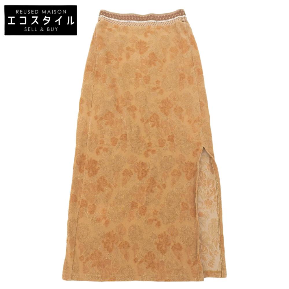 

Mame Kurogouchi Flowered Velour Jacquard Skirt Flower Velour Jacquard Skirt Brown 1 22Stainless Steel MM22Stainless Steel-JS007 skirt 1 BrownUsed