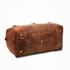Full Grain Leather Weekender Bag: Handmade Distressed Duffle