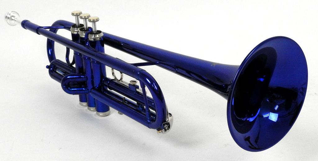 Kaerntner KTR-30MBL Trumpet, Metallic Blue (with Semi-hard Case)