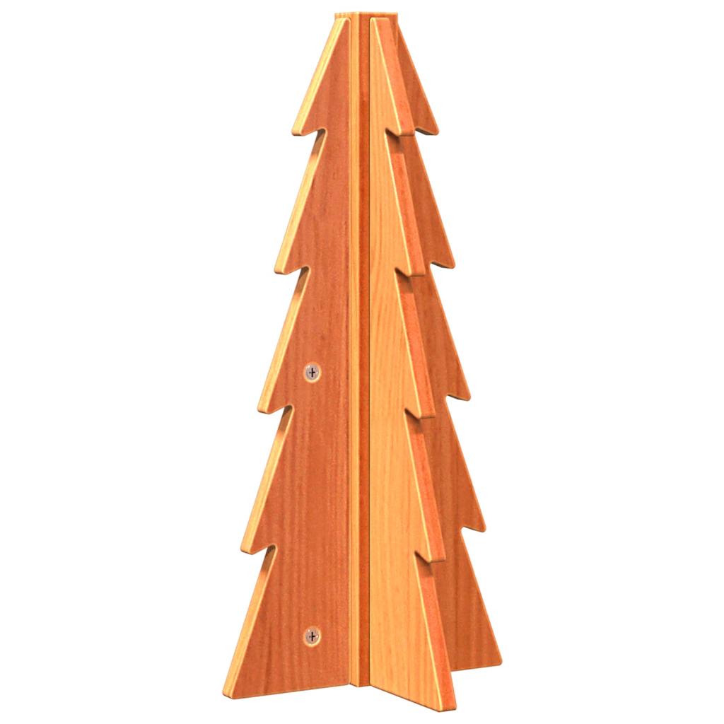 Wooden Christmas Tree for Decorating 49 Cm Solid Pine Wood
