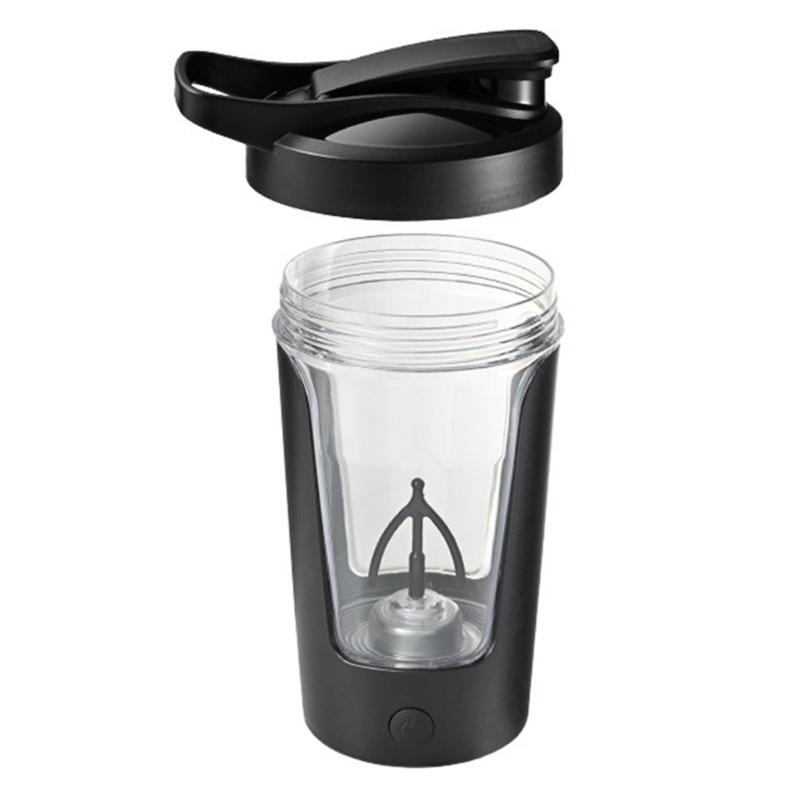 Taza Mezcladora Automática de 450ml Taza para Bebidas Antiderrames Batidora Casera Taza de Agua Giratoria Taza de Agitación Automática Taza para Café y Leche
