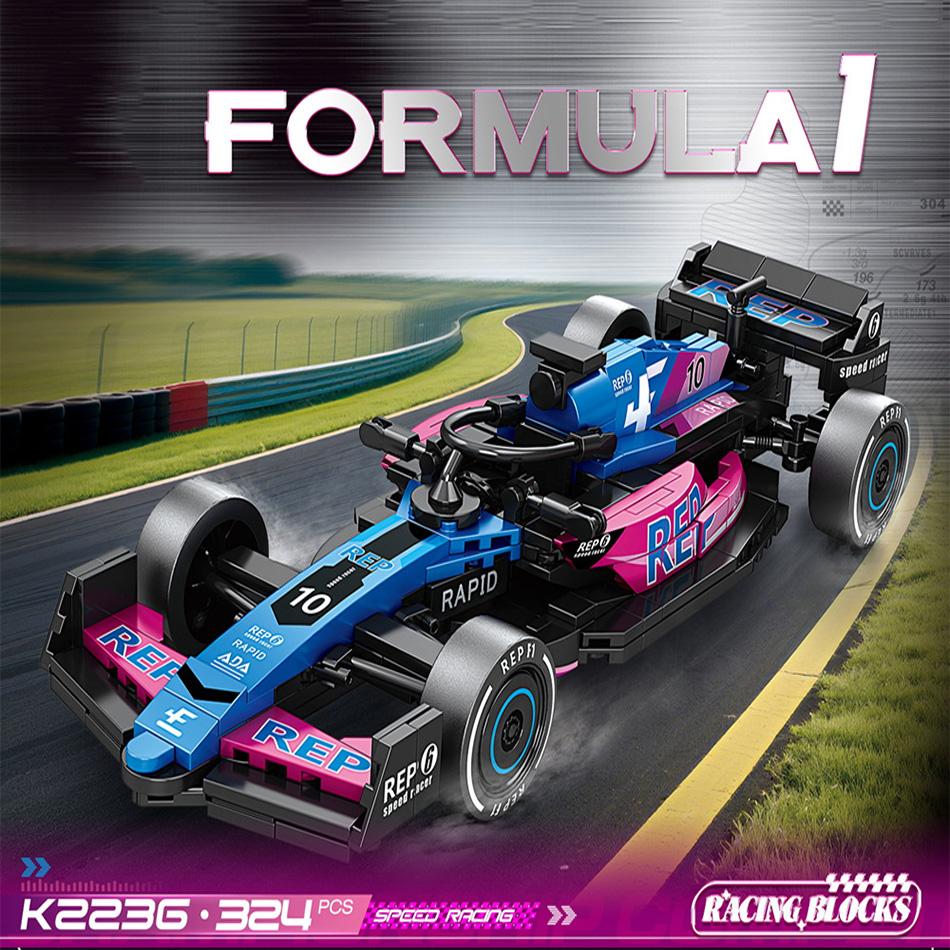 Teknik Formula 1 Yarış Arabası F1 Hız Spor Aracı Model Tuğlalar Kendin Yap Şehir Ralli Süper Yarışçılar Çocuklar İçin Oyuncaklar Hediyeler