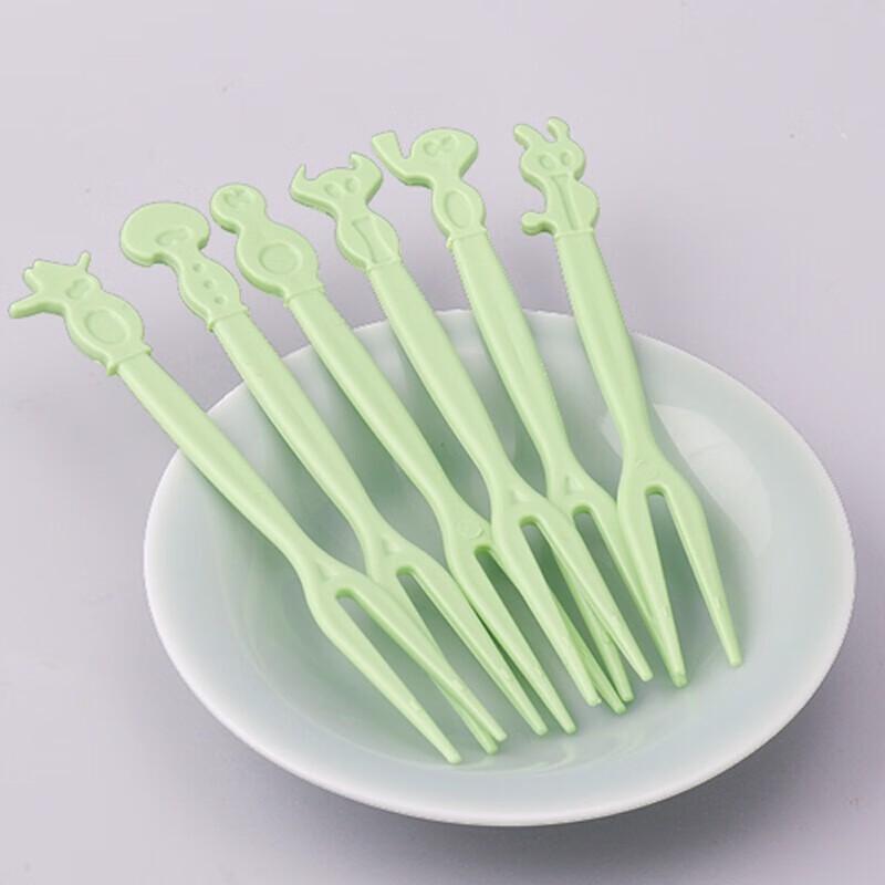 Cartoon Dessert & Fruit Forks