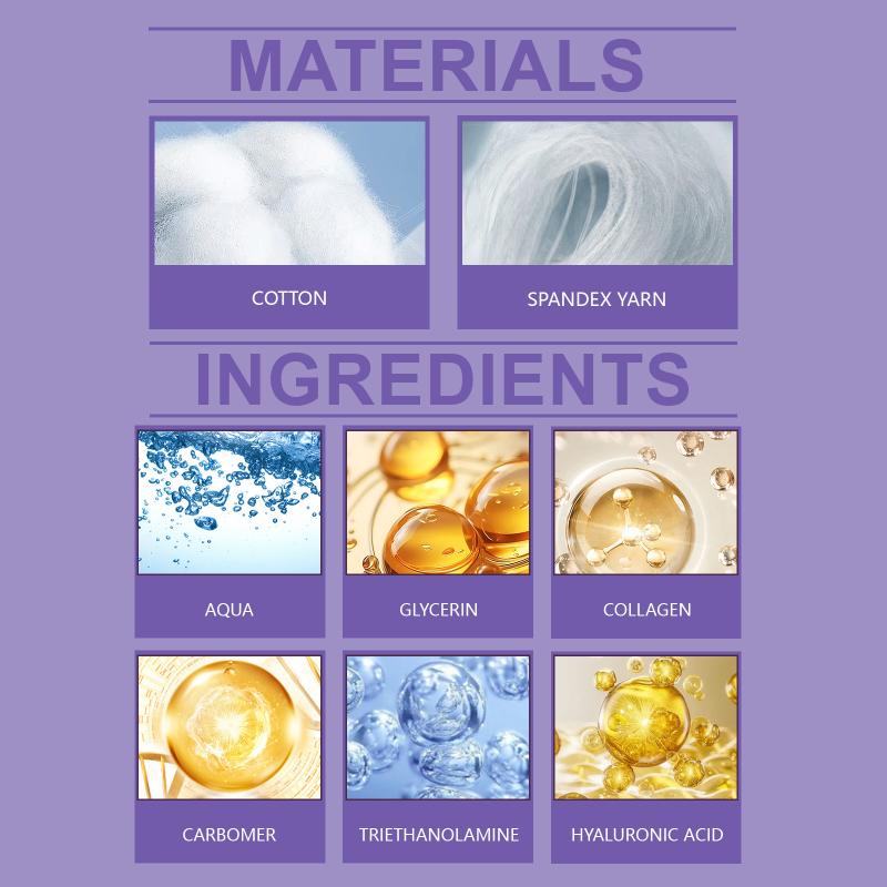 Hyaluronic Acid Face Patch For Tightening Skin Moisturizing Fade Fine Lines Suitable For Nightly Skincare Regimen