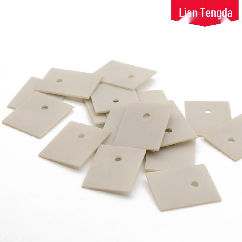 

Custom High-Thermal Aluminum Nitride Ceramic Sheet TO264 Package 1mm Insulation Pad Yes сірий колір