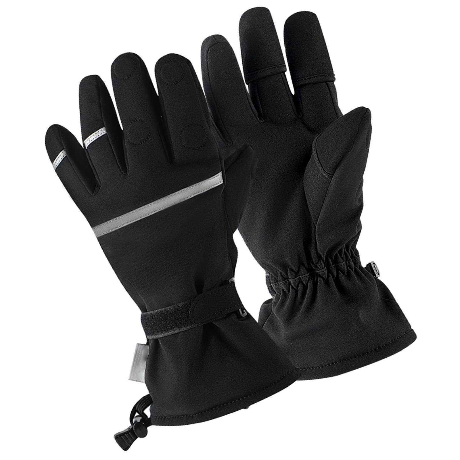 

Multifunction Windproof Mitts for Adults Teens Drones Gloves Winter Warm Mittens for Remote Control Photography Glove L