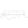 Stylus CMM Probe Thread Touch Ceramic And White Steel