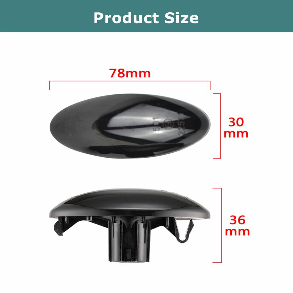 Energy Saving Dynamic LED Turn Signal Lamp Side Marker Light for Toyota Yaris RAV4 2005 2006 2007 2008 2009 Auris COROLLA