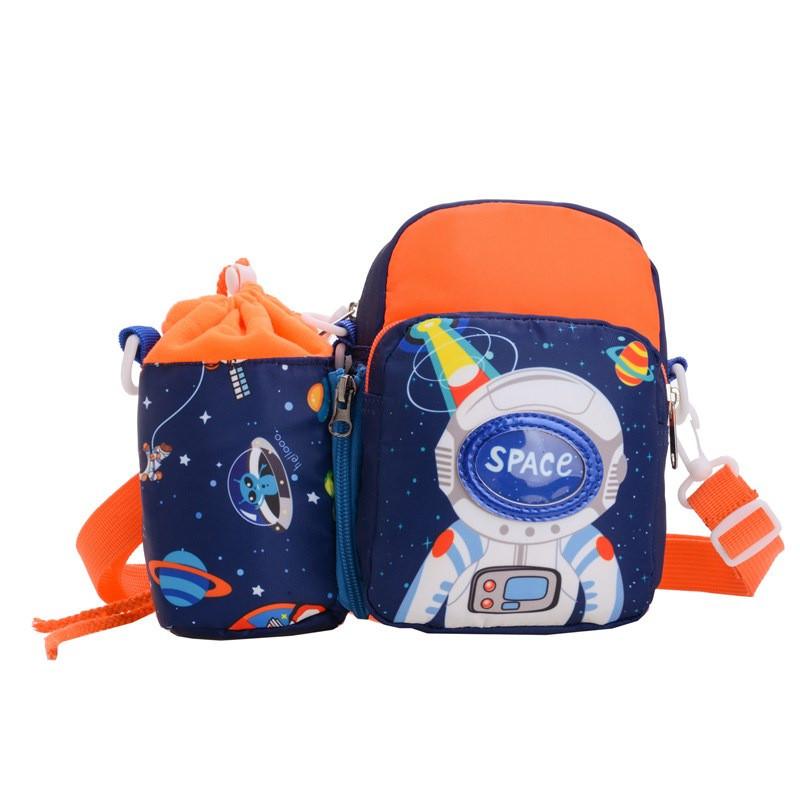 Canvas Kids Cartoon Shoulder Bag With Lightweight Design For School And Travel