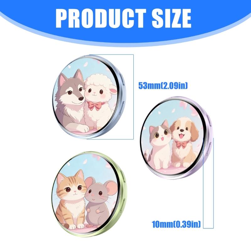 Personalize Electronic Digital Badges LED Animes Pin with Touch Control GIF/Photo/Video Display for Backpacks Decoration