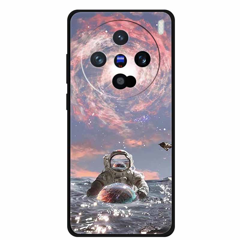 Cartoon Patterns Phone Case For Vivo X100 Ultra pro 5G Soft TPU Silicone Shield Back Cover Funda X 100 Fashion Luxury Bumper