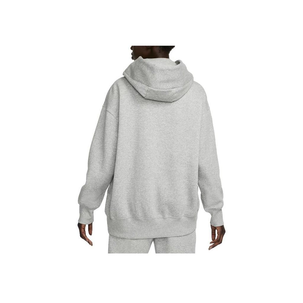 Nike Womens Phoenix Fleece Oversized Pullover Hoodie Dark Grey Heather/Sail Women Streetwear DQ5860-063