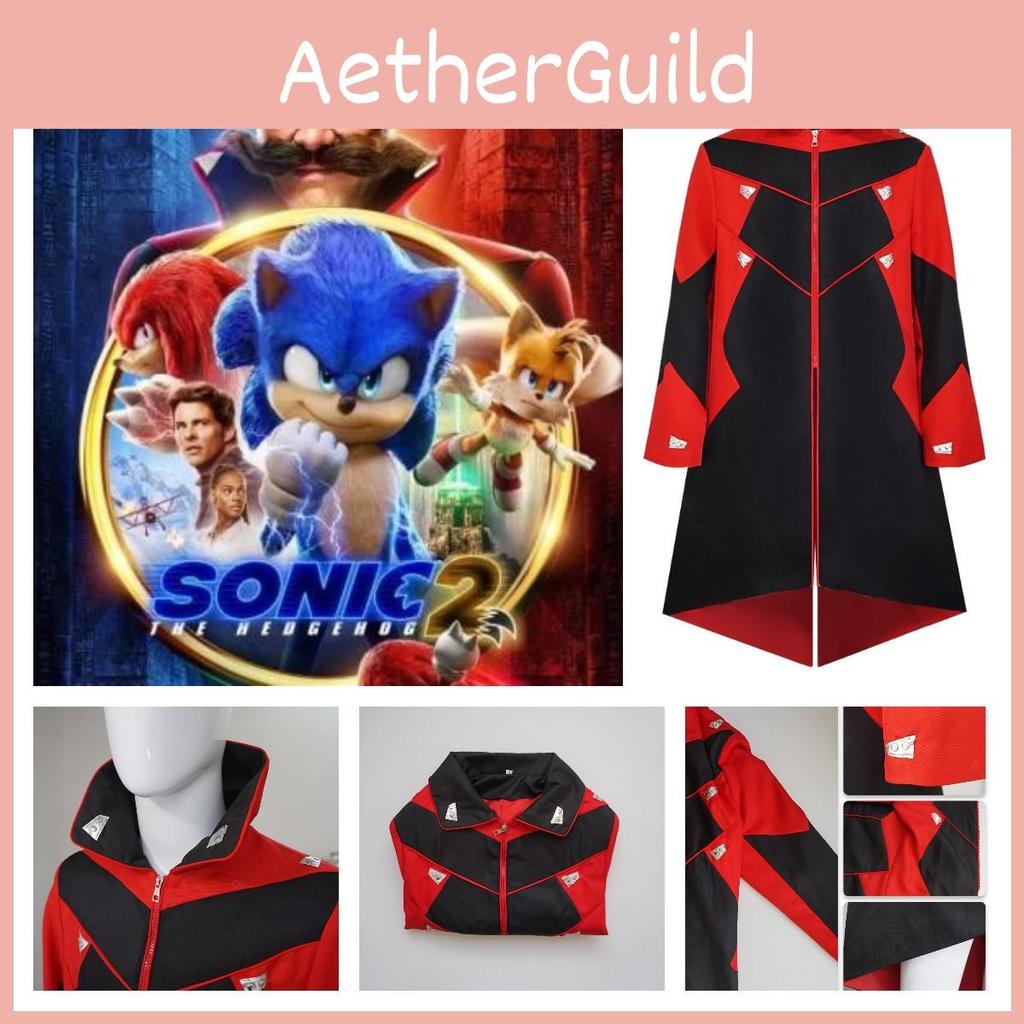 Sonic The Hedgehog Dr Egguman Costume For Halloween Cosplay