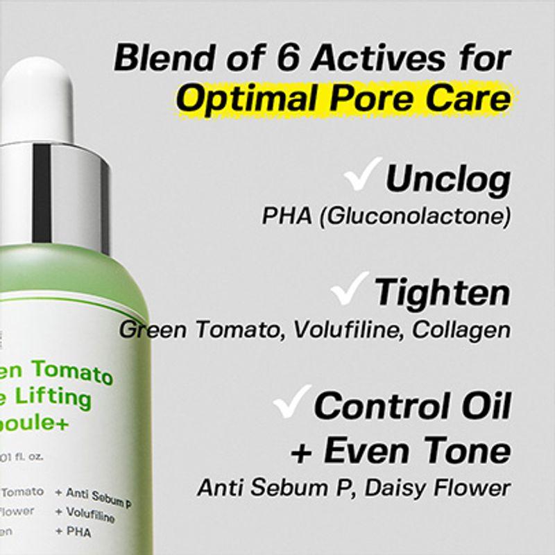 SUNGBOON EDITOR Green Tomato Pore Lifting Ampoule+ 30ml