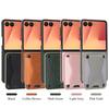 2 in 1 Magnetic Phone Case For Samsung Galaxy Z Flip 7 6 5 4 3 FE Leather Ultra Thin Bracket Card Slots Wallet Shockproof Cover