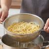 Durable Nonrust Steel Kitchen Strainer Elevated Base Design for Dry Food Handling Fine Meshes Filter Rusts Proof