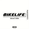 Bikerlife Sticker 1Pc Waterproof Scratch Resistant Self-Adhesive Vinyl Decal for Motorcycle Helmet Fuel Tank Bike Decor