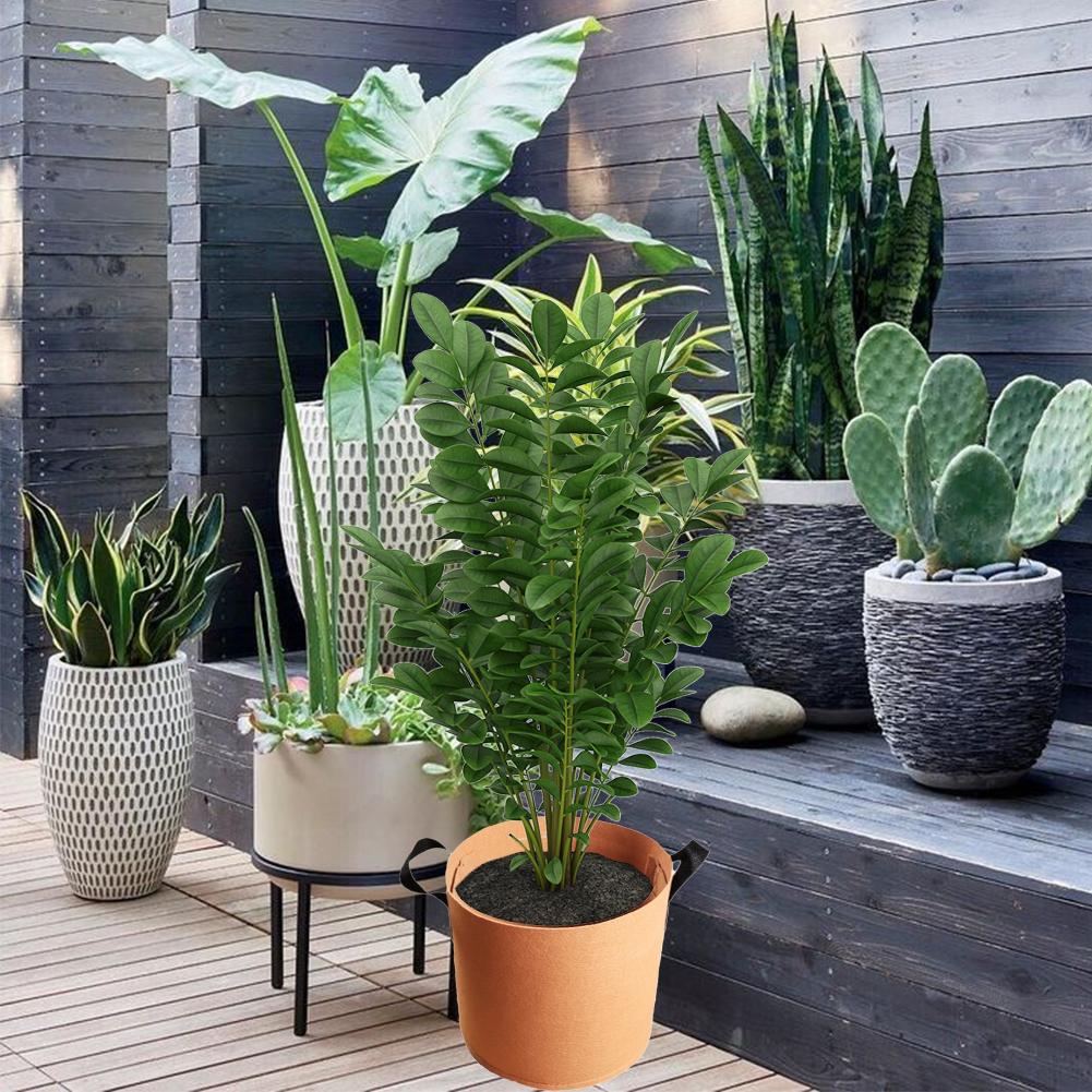 Plant Growing Bags Flower & Vegetable Aerated Planter Bags Planting Containers Handles Bags Pla R3Z9