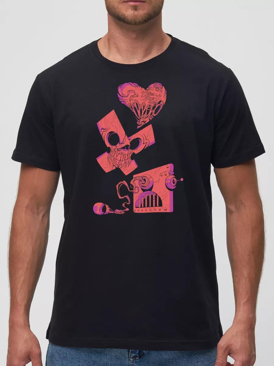 Футболка с принтом волейбола 4XL