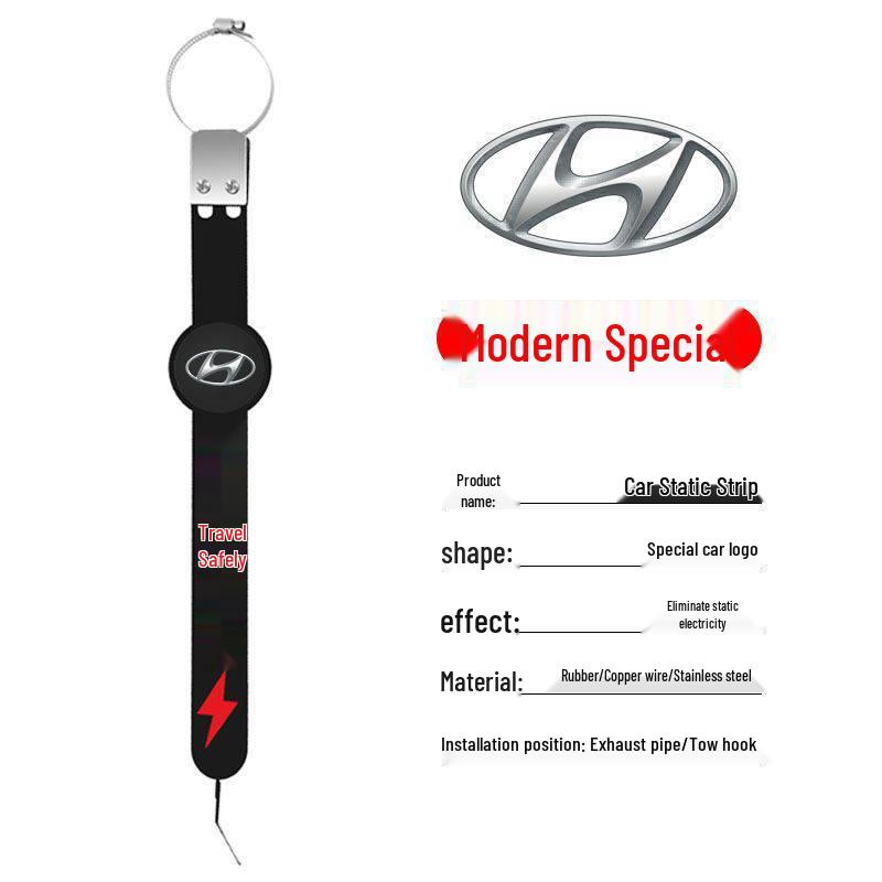 Anti-Static Car Grounding Strap for Exhaust Pipe Static Removal