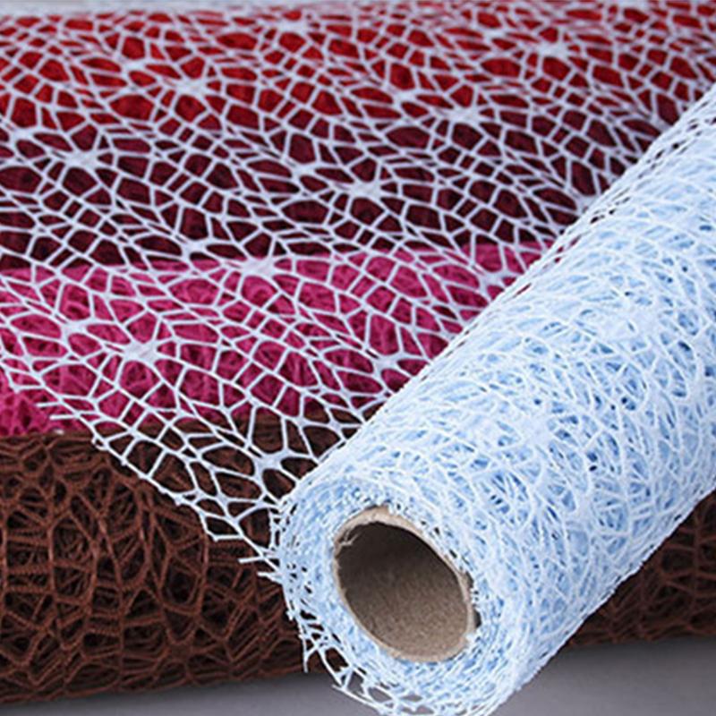 Blumenverpackungs-Netzpapier Unregelmäßiges Hohlnetz-Verpackungspapier Florales Bouquet-Papier Frischblumen-Verpackungsbogen Floristen-Verpackungszubehör