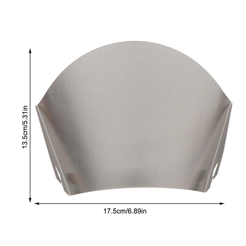 Nerezová výlevka s krytem pro mixéry Univerzální ochrana proti stříkající vodě Příslušenství pro kuchyňské roboty Bezpečnostní kryt pro kuchyň