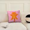 Cartoon Pink Cat Star Cute Cushion Cover Pillow Cover Decoration Room Home Sofa Living Office Car Nordic Simplicity