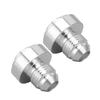 2 Pcs AN6 Male Thread Billet Aluminum Alloy Universal 12in Male Thread Fitting for Pipe Joint