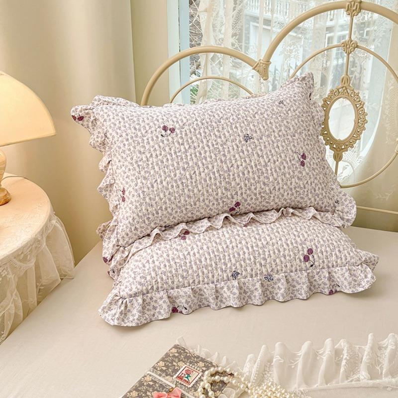 Lace Quilted Cotton Pillowcase Single Dormitory Pillowcase Cotton Inner Liner Sleeve Single and Double Universal Pillow Core Cover Home Textile