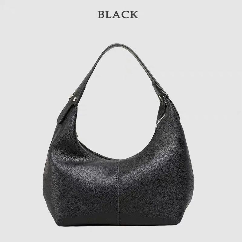 Dumpling-shaped Bags with Lychee Pattern Women Popular Hand-held and Single-shoulder Bags This Year Versatile and Stylish Women's Bags