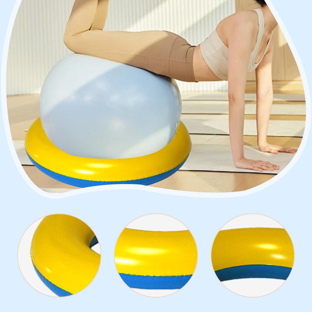 Support de stabilité pour ballon d'exercice, Anneau de fixation stable, Support pour ballon de yoga, Support pour ballon de fitness