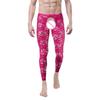 Sissy Lingerie See Through Floral Lace Open Crotch Long Pants Men Low Rise Bottoms Lounge Tight Stretchy Trousers Sleepwear