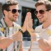 CrossAI Bluetooth Smart Glasses with Metal Spring Hinges for Music and Calls
